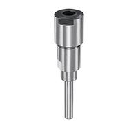 sourcing map Router Collet Extensión Rod Converter Adaptador 6.35mm (1/4") a 8mm para máquina de grabado CNC fresado de carpintería