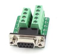 sourcing map RS232 adaptador de DB9 Serial Hembra a Terminal Conector dee señal Placa de Módulo