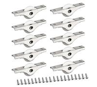 sourcing map Rueda Corrediza De 10 mm De Nylon De Una Sola Rueda, Puerta Corrediza, Ventana De La Polea 10Pcs