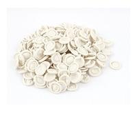 sourcing map s Látex Dedo Puntas Consejos Cubiertas Blanco 268Pcs