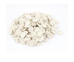 sourcing map s Látex Dedo Puntas Consejos Cubiertas Blanco 268Pcs