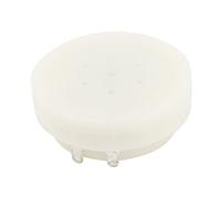 sourcing map SD152B 150 Ohm Plástico Teléfono Altavoz Receptor 30mm Diámetro Blanco