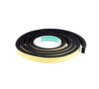 sourcing map Sellante Espuma Cinta 15mm Ancho 10mm Grosor Amarillo Negro | 2m/6.56pies Longitud, Autoadhesivo, Burlete para Ventana Puerta Aislamiento
