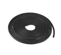 sourcing map Sello de Goma de Espuma, 4mm Diámetro x 6m Largo Redondo EPDM Goma Pelado para Bricolaje Junta, Almacén, Almohadillas, Espuma Tubos, Manualidades, Hogar Sello