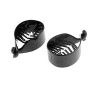 sourcing map Señora plástico DIY del plátano pelo abrazadera del clip de la garra del sostenedor del Cola de caballo de 2pcs Negro