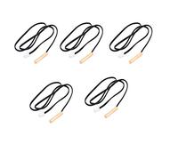 sourcing map Sensor De Temperatura Del Aire Acondicionado TC 10K De 20 Pulgadas De Longitud De Cabeza De Cobre 5Pcs
