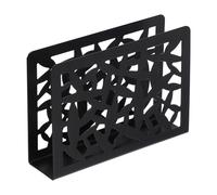 sourcing map Servilletero, dispensador de servilletas de acero inoxidable, dispensador cuadrado de papel de seda independiente para cocina, restaurante, cafetería, comedor, decoración de mesa, color