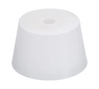 sourcing map Silicona Caucho Cónico Conector 44mm a 55mm con Agujero Blanco para Polvo Recubrimiento, Pintura, Anodizado, Enchapado, Arenado, Laboratorio Uso