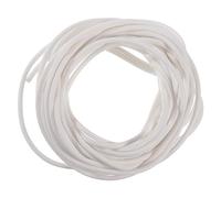 sourcing map Silicona Espuma Sello Tira, 2mm (0,08") Diámetro 5 Metros(16,41 Pies) Largo Esponja Goma Tiempo Sello Tira Redondo Cordón Sólido para DIY Junta Almohadillas Artesanías