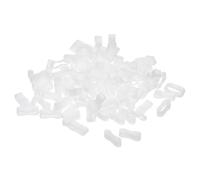 sourcing map Silicona Goma Bandas Anillos 100uds Antideslizante 12mm Diámetro 0.7mm Grosor 5mm Ancho para Alambre Cordón Cable Envoltura, Paquete