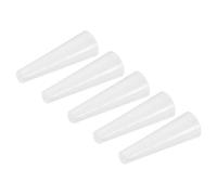 sourcing map Silicona Goma Cónico Tapón 3mm a 6mm Sólido Blanco para Polvo Recubrimiento, Pintura, Anodizado, Enchapado, Arenado, Laboratorio Uso 20uds