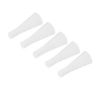 sourcing map Silicona Goma Cónico Tapón 4mm a 8mm Sólido Blanco para Polvo Recubrimiento, Pintura, Anodizado, Enchapado, Arenado, Laboratorio Uso 40uds