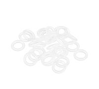 sourcing map Silicona Junta Tórica, 11mm DE, 7mm DI, 2mm Ancho, VMQ Sello Anillos Junta, Blanco, Paquete De 30