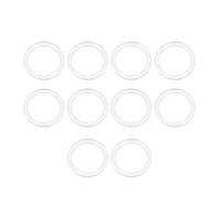 sourcing map Silicona Junta Tórica, 28mm DE, 22mm DI, 3mm Ancho, VMQ Sello Anillos Junta, Blanco, Paquete De 10