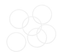 sourcing map Silicona Juntas Tóricas, 45mm DE 41mm DI 2mm Ancho VMQ Sello Junta para Compresor Válvulas Tubería Reparación, Blanco, Paquete De 6