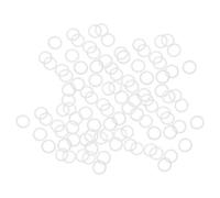 sourcing map Silicona Tórica Junta, 11mm OD 8mm ID 1,5mm Ancho VMQ Sello Junta para Compresor Válvulas Tubería Reparación, Blanco, Paquete 100