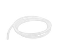 sourcing map Silicona Tubo 8mm ID x 10mm OD 3.28 pies Flexible Silicona Goma Tubería Agua Aire Manguera Tubería Transparente para Bomba Transferencia