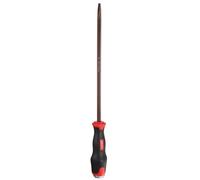 sourcing map SL8 Destornillador de cabeza plana de 14.9 pulgadas, destornilladores magnéticos de 5.1 pulgadas, acero de aleación S2 tratado térmicamente con mango ergonómico para reparación de
