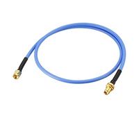 sourcing map SMA Extensión Cable SMA Macho a SMA Hembra Antena RF Coaxial Cable RG402 0,6m / 2Pies