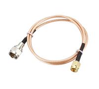 sourcing map SMA Macho a Cable Coaxial Coaxial RF Macho Tipo F de 164 pies para el Seguimiento del generador al Equipo