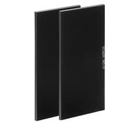 sourcing map Soldadura Lente Sombra 10 Vidrio 2 Cada UNO 2" x 4.25" Reemplazo Soldadura Lente Endurecido Vidrio Negro Oscurecimiento Filtro Placas para Soldadura Casco, Negro
