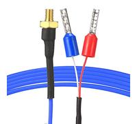 sourcing map Sonda de Sensor de Temperatura Termopar tipo K para impresora 3D Cable de 0,5 m, rosca M4