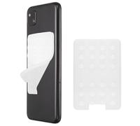 sourcing map Soporte adhesivo de silicona con ventosa para teléfono, antideslizante, soporte de ventosa de 8,6 x 5,8 cm para teléfono celular, selfie y video, transparente