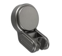 sourcing map Soporte de cabezal de ducha con ventosa, soporte de rociador ajustable, adhesivo fuerte, sin taladrar, soporte de ducha de mano para baño, rociador de mano, color gris
