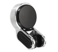 sourcing map Soporte de cabezal de ducha con ventosa, soporte de rociador ajustable, adhesivo fuerte, sin taladrar, soporte de ducha de mano para baño, pulverizador de mano, color plateado