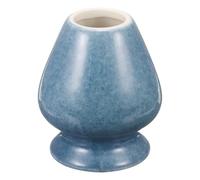 sourcing map Soporte de cerámica Chasen de 70 mm, soporte para batidor de té matcha, soporte tradicional para té matcha, accesorios para degustación de té, azul