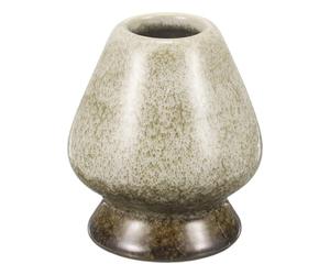 sourcing map Soporte de cerámica Chasen de 70 mm, soporte para batidor de té matcha, soporte tradicional para té matcha, accesorios para degustación de té, amarillo