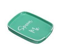 sourcing map Soporte de cuchara de cerámica para estufa, soporte de cuchara de 5.8 pulgadas, resistente al calor, para espátula, cucharón, lavavajillas, hogar, cafetería, cocina, decoración y