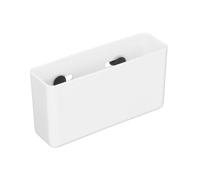 sourcing map Soporte organizador para bolsa de playa, soporte horizontal de plástico, organizador de bolsa de playa, accesorios para llavero, gafas de sol, cartera, teléfono, White, Rectangular