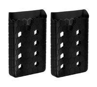 sourcing map Soporte organizador para bolsa de playa, soporte vertical de silicona, organizador de accesorios de bolsa de playa, Black, Rectangular