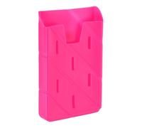 sourcing map Soporte organizador para bolsa de playa, soporte vertical de silicona, organizador de bolsa de playa, accesorios para llavero, gafas de sol, cartera, teléfono, rosa roja, Rectangular