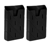 sourcing map Soporte organizador para bolsa de playa, soporte vertical de silicona, organizador de bolsa de playa, accesorios para llavero y gafas de sol, Black, Rectangular