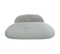 sourcing map Soporte para brochas de maquillaje, de silicona, portátil, con cierre magnético, bolsa de cosméticos de viaje para almacenamiento en el hogar, Gray, bohemio