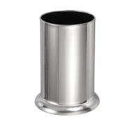 sourcing map Soporte para utensilios de cocina de acero inoxidable, organizador de cubiertos para tenedores, cucharas, espátulas y cubiertos, color plateado