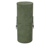 sourcing map Soporte portátil para brochas de maquillaje de 7.87 pulgadas con correa, soporte para estropajo de maquillaje, estuche de viaje para mujeres, brochas de maquillaje, lápices, cepillo de