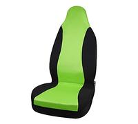 sourcing map sourcing map Verde Negro Estilo Clásico Tela Plana Forro Espuma Funda para Asiento Delantero de Camión SUV