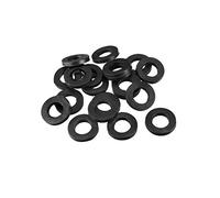 sourcing map sourcingmap® 20pcs del espaciador de goma plana Standoff Lavadora aislamiento métrica M10 x 20 mm x 3 mm