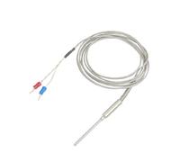 sourcing map sourcingmap® 2M Cable de tierra del sensor Temperatura sonda termopar tipo K de 50mm x 3mm