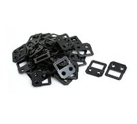 sourcing map sourcingmap® Colgador negro posterior de cuadro 50pcs