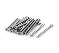 sourcing map sourcingmap® DIN7991 M3x40mm de acero inoxidable 316 de cabeza plana perno Perno hexagonal 20pcs