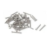 sourcing map Sourcingmap-M1.6x 16mm acero inoxidable 316avellanado Phillips Tornillos de máquina Tornillos 50Pcs