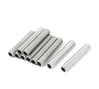 SOURCING MAP sourcingmap M10 1mm de Paso Boquilla Roscada de Tubo de Aleación de Zinc de Reparación Parte de Lámpara 60mm Largo 10pcs