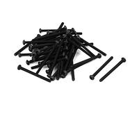 sourcing map sourcingmap® M2x25mm Metal Cabeza de botón de grado 10,9 Tornillo Tornillo sujetador 25pcs