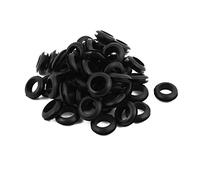 sourcing map sourcingmap Pasamuros de goma laterales Firewall eléctrico doble cable de 12 mm de diámetro interior 50pcs