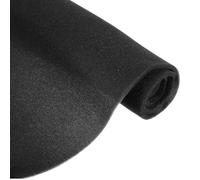 sourcing map Speaker Mesh PRO - Cubierta de espuma de espuma acústica a prueba de polvo de 5 mm de grosor para altavoces de escenario, línea de audio profesional, DJ, audio, negro, 100 x 100 cm