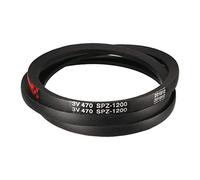 sourcing map SPZ-1200 Drive V-Belt Correa de Transmisión de Goma de Potencia Industrial 1200 mm Paso Circunferencia 10 mm Ancho 8 mm Altura